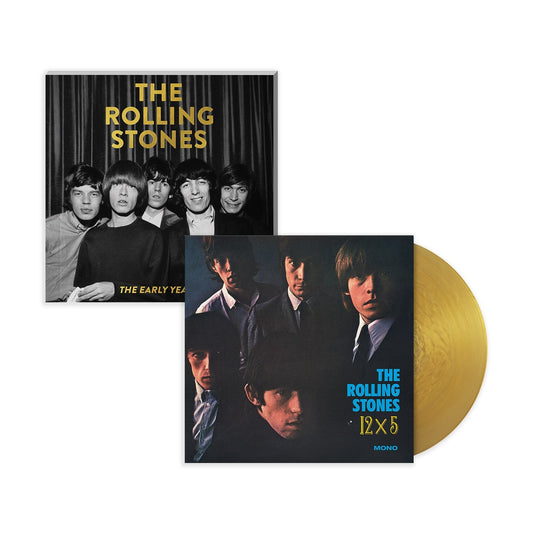 The Rolling Stones X Goldmine "Early Years" Special Collector’s Edition Softcover Book W/The Rolling Stones ’12x5’ LP (Exclusive Limited Edition - Gold Vinyl) Vinyl Record