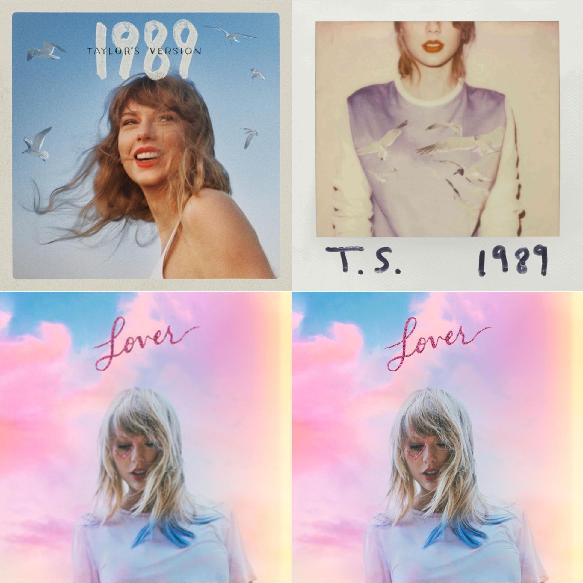 Taylor Swift - 1989 (Taylor's Version) & Lover (Deluxe) (Version 4) & Lover & 1989 - CD Bundle