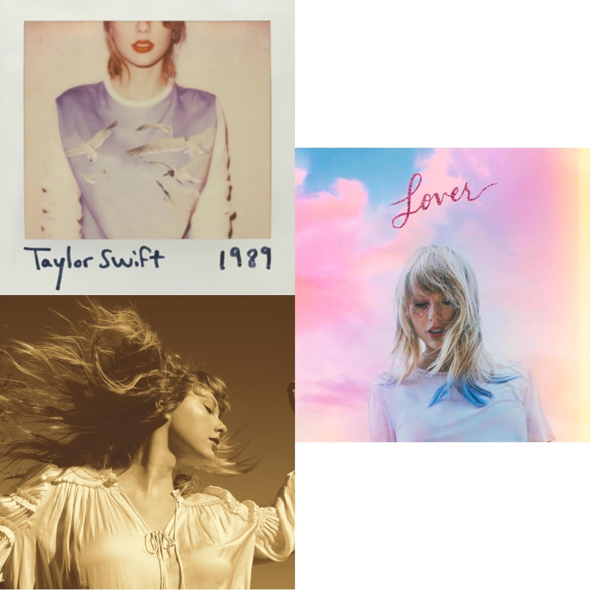Taylor Swift - 1989 & Fearless (Taylor's Version) (2CD) & Lover (Deluxe) (Version 1)