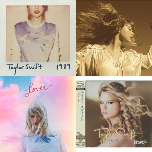 Taylor Swift - 1989 & Fearless (Taylor's Version) (2CD) & Lover (Deluxe) (Version 1) & Fearless