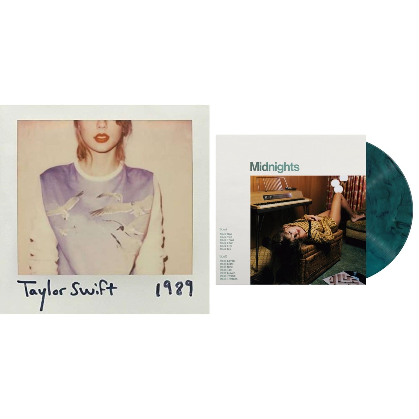 Taylor Swift - Midnights (X) (Jade Green LP Vinyl) & 1989