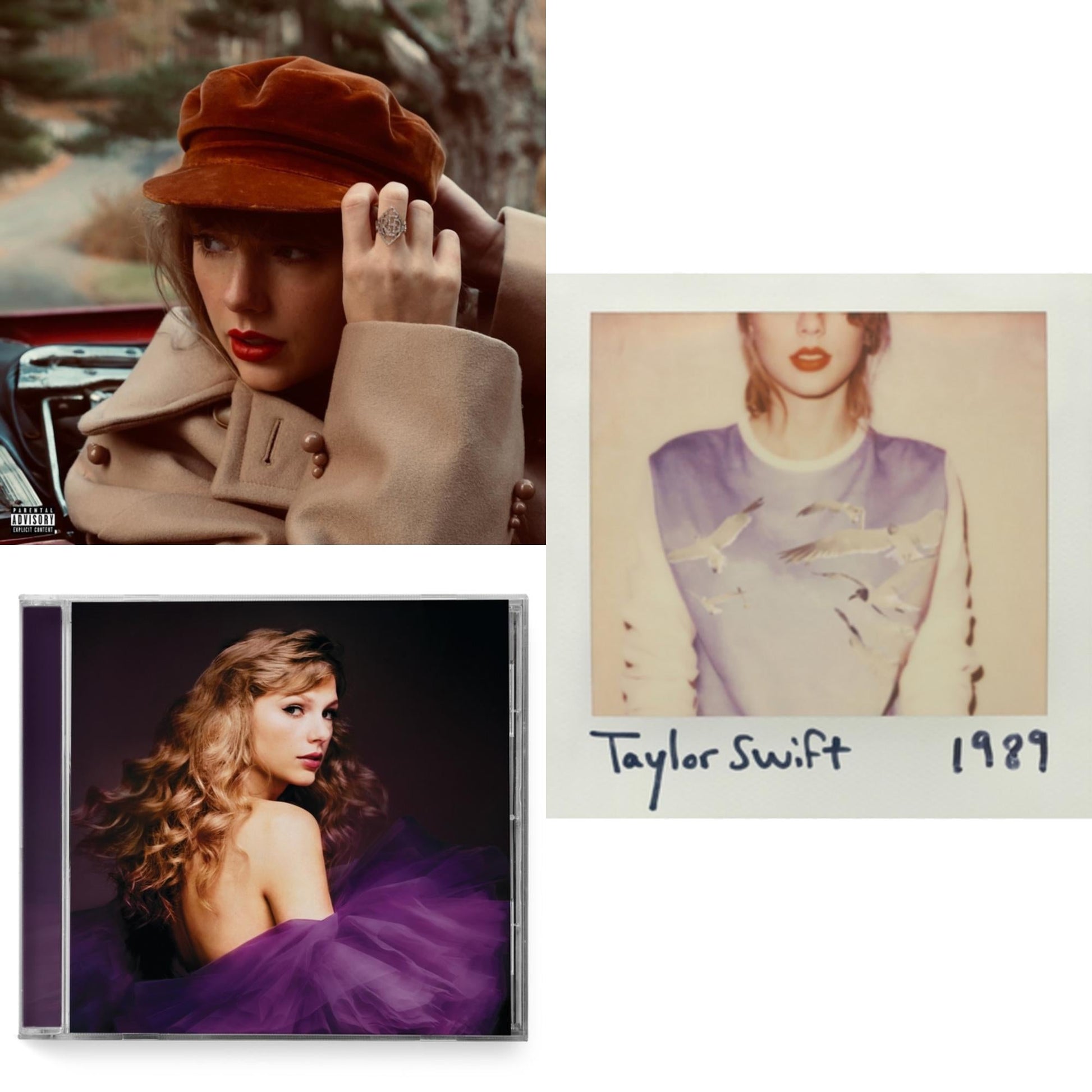 Taylor Swift - Red (Taylor's Version) (Edited) (2CD) & Speak Now (Taylor's Version) (2CD) & 1989