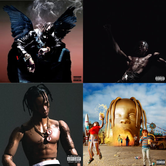 Travis Scott - Astroworld & Utopia (X) & Rodeo (Exp) & Birds In The Trap Sing Mcknight (Pa) - CD Bundle