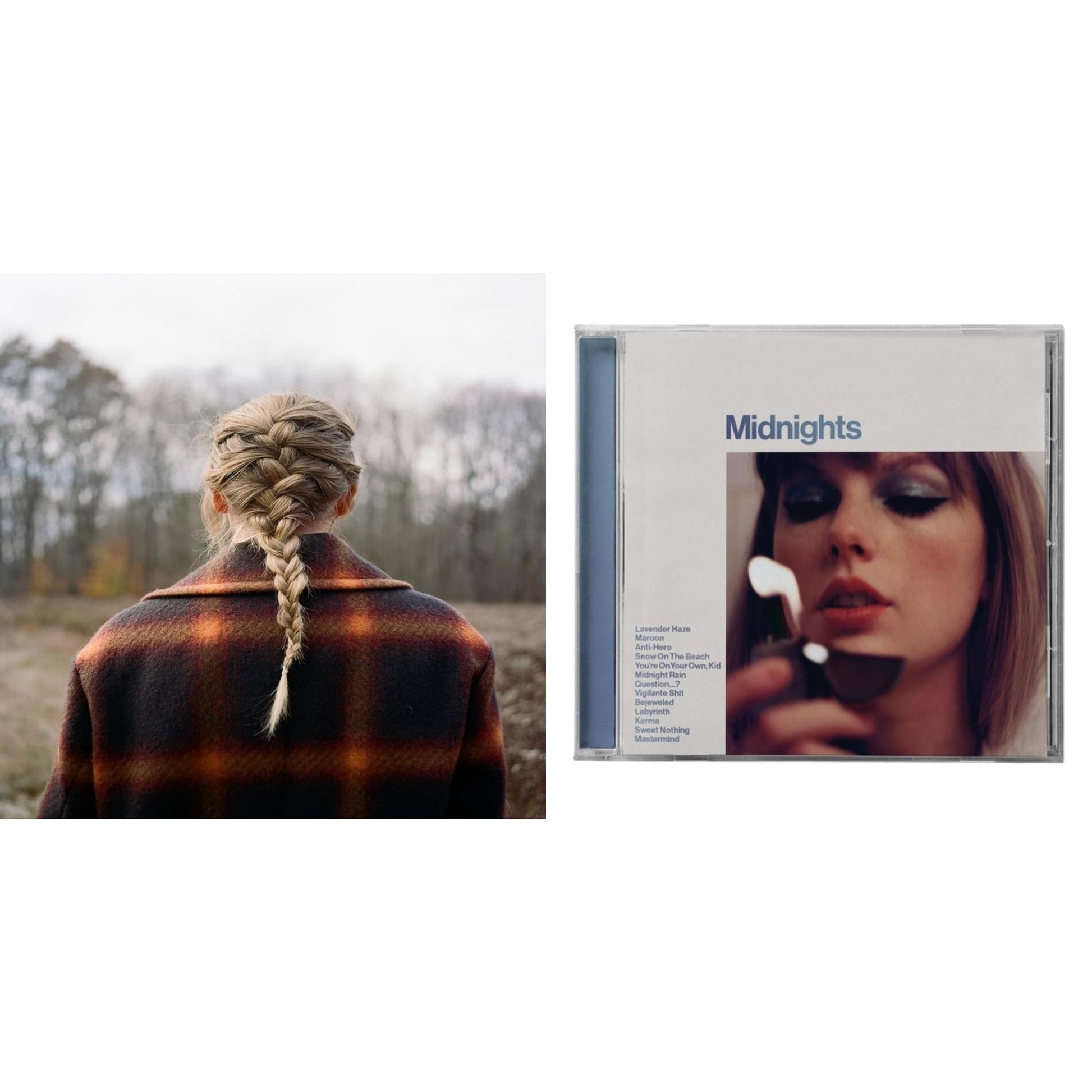 Taylor Swift - Evermore (X) & Midnights (X) (Moonstone Blue CD)