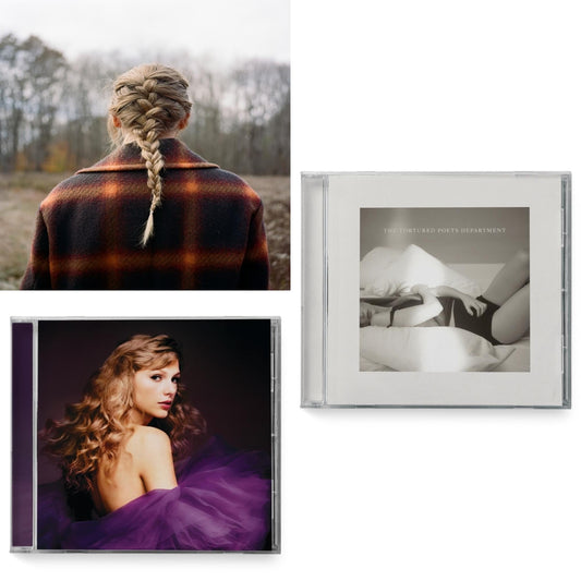 Taylor Swift - Evermore (X) & Speak Now (Taylor's Version) (2CD) & Tortured Poets Department (X) (Manuscript- Bonus Track)