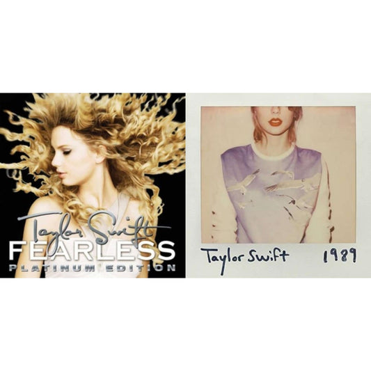 Taylor Swift - 1989 & Fearless Platinum Edition - LP Vinyl Bundle