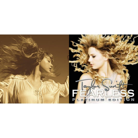 Taylor Swift - Fearless (Taylor's Version) (Gold Vinyl/3LP) & Fearless Platinum Edition Vinyl Record