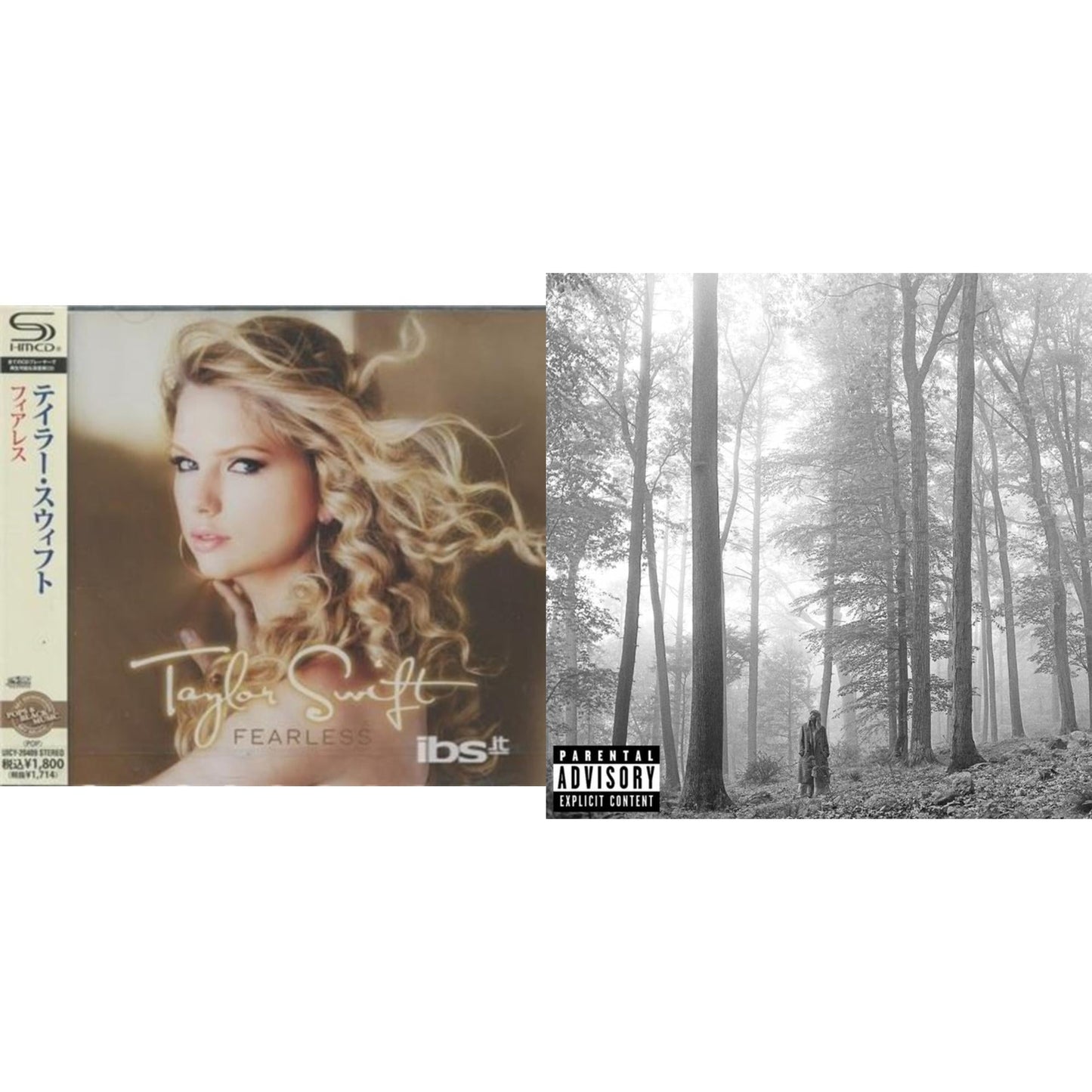 Taylor Swift - Fearless & Folklore (X) - CD Bundle