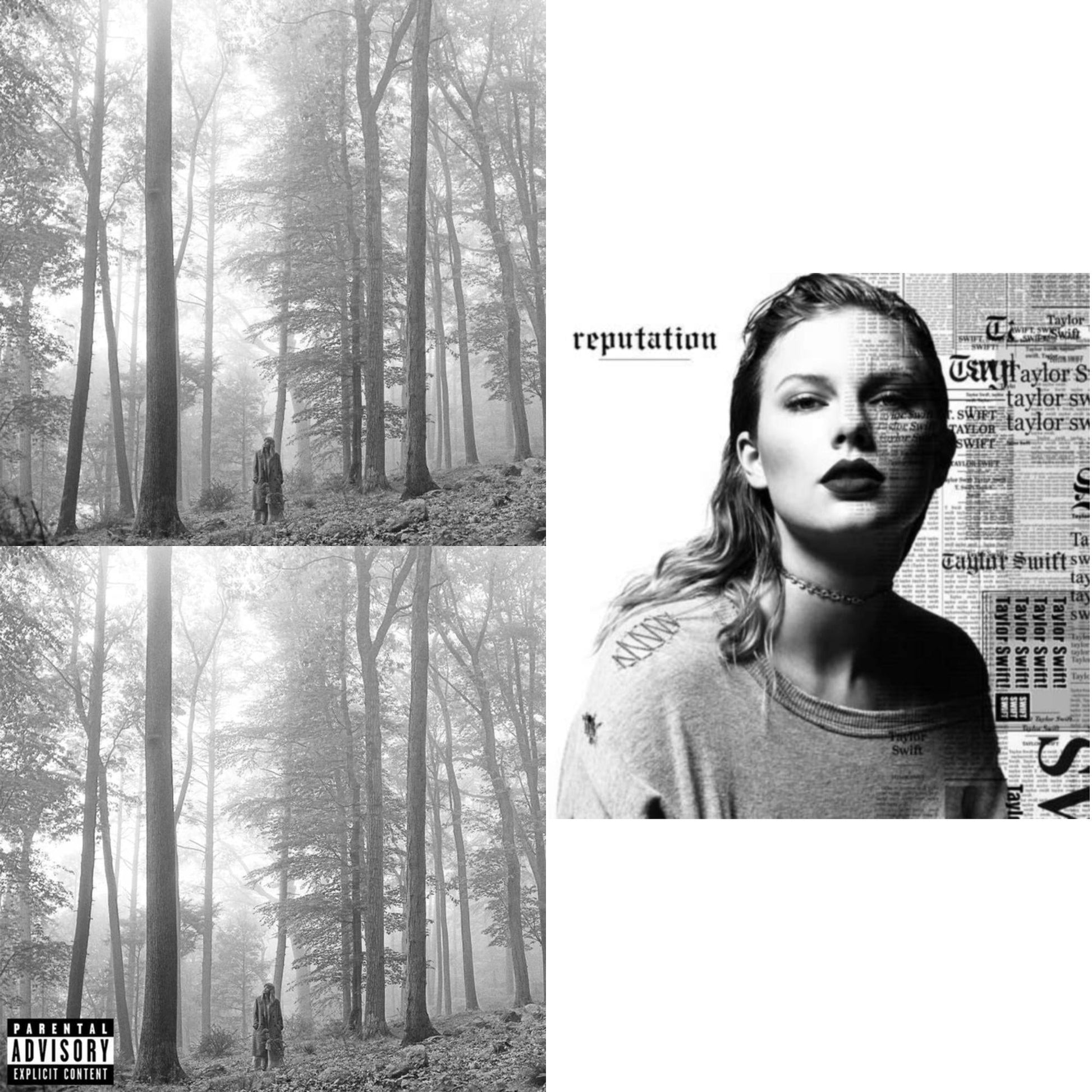 Taylor Swift - Folklore (Edited) & Folklore (X) & Reputation - CD Bundle