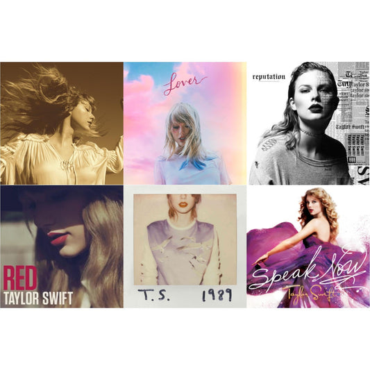 Taylor Swift - Fearless (Taylor's Version) (2CD) & Speak Now & Red & Lover (Deluxe) (Version 4) & 1989 & Reputation