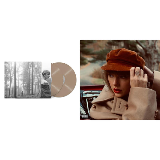 Taylor Swift - Folklore (X) (Beige Vinyl/2LP) & Red (Taylor's Version) (4LP)