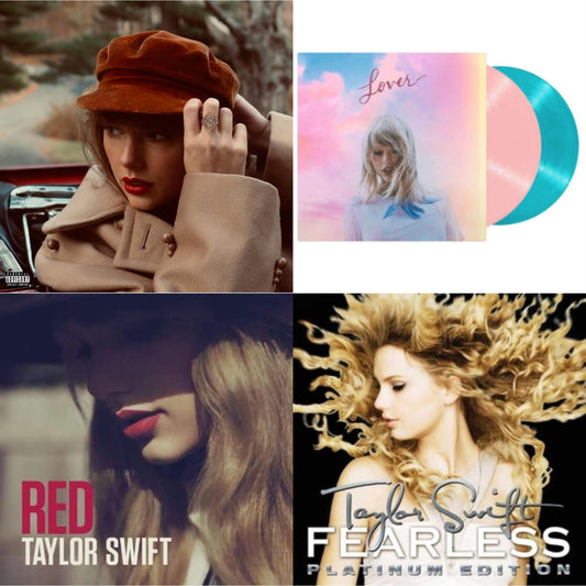 Taylor Swift - Red (Taylor's Version) (4LP) & Lover & Red & Fearless Platinum Edition
