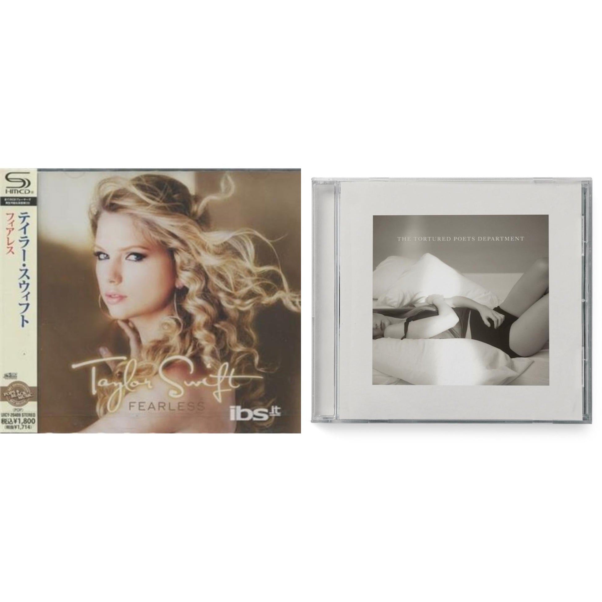 Taylor Swift - Fearless & Tortured Poets Department (X) (Manuscript- Bonus Track) - CD Bundle