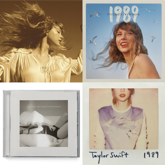 Taylor Swift - Fearless (Taylor's Version) (2CD) & 1989 (Taylor's Version) & Tortured Poets Department (X) (Manuscript- Bonus Track) & 1989