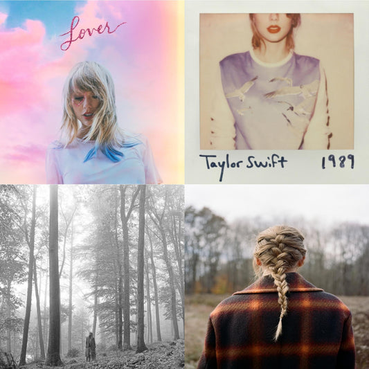 Taylor Swift - Folklore (Edited) & Evermore (X) & 1989 & Lover (Deluxe) (Version 1) - CD Bundle