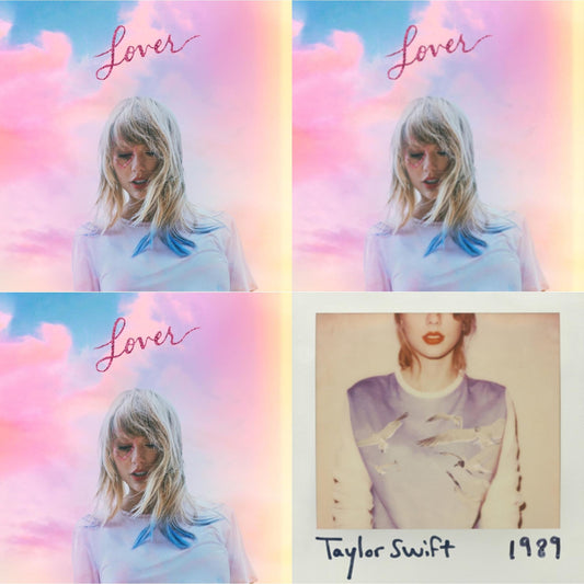 Taylor Swift - 1989 & Lover (Deluxe) (Version 1) & Lover (Deluxe) (Version 2) & Lover - CD Bundle