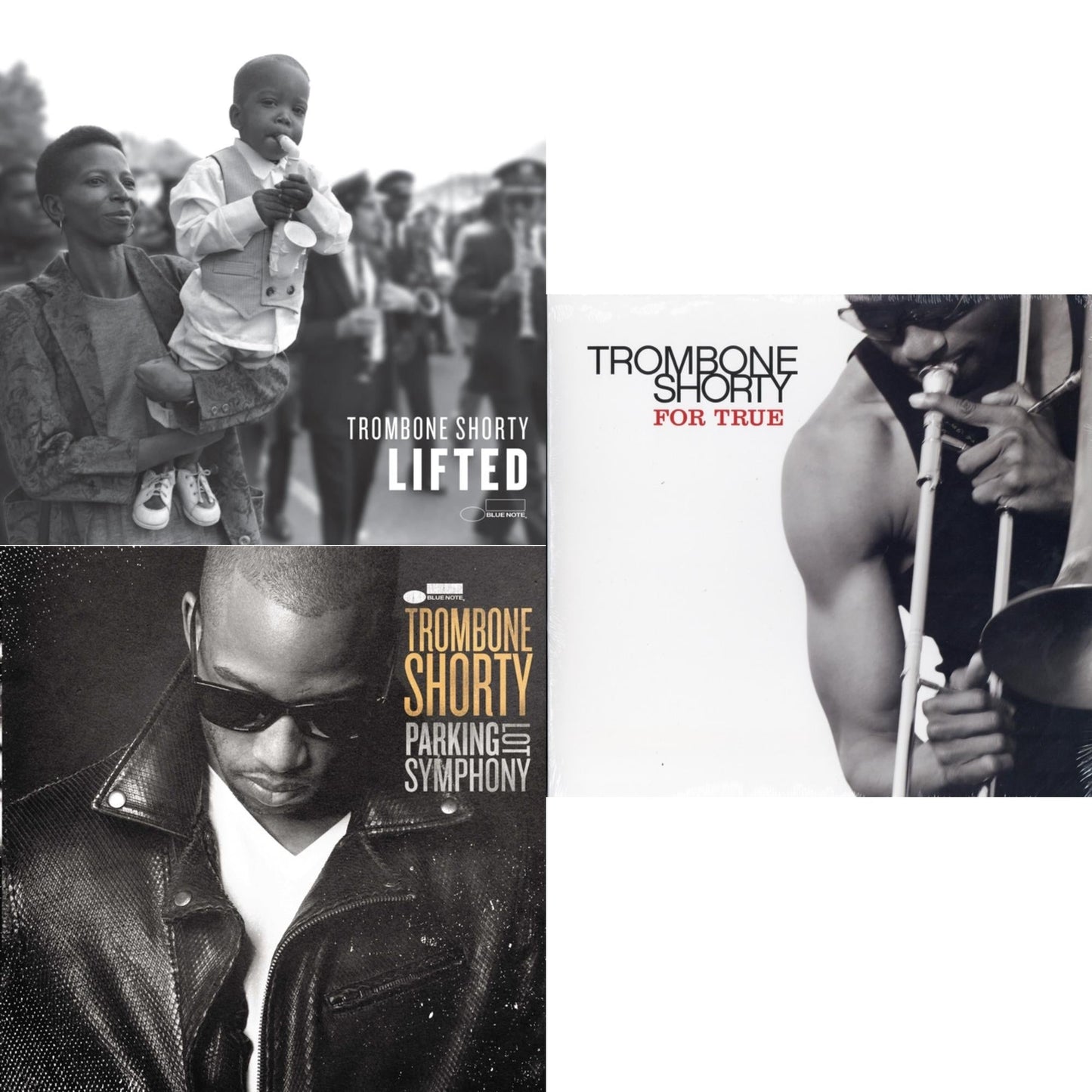 Trombone Shorty - Lifted & For True & Parking Lot Symphony - LP Vinyl Bundle