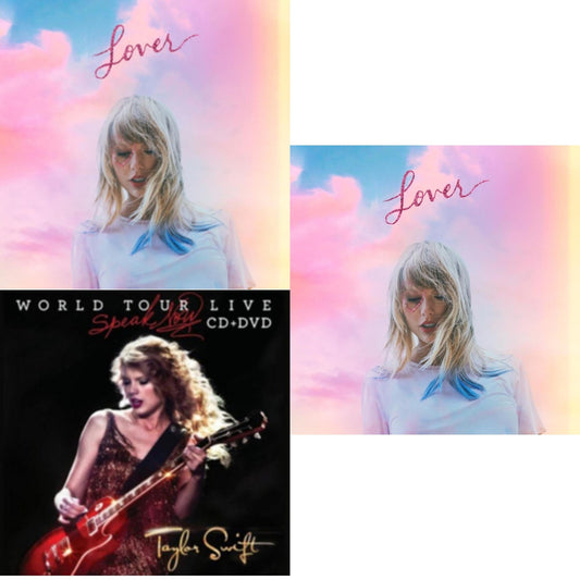 Taylor Swift - Speak Now World Tour Live (CD/DVD) & Lover (Deluxe) (Version 2) & Lover