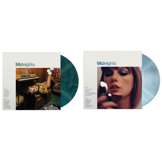 Taylor Swift - Midnights (X) (Moonstone Blue LP Vinyl) & Midnights (X) (Jade Green LP Vinyl)