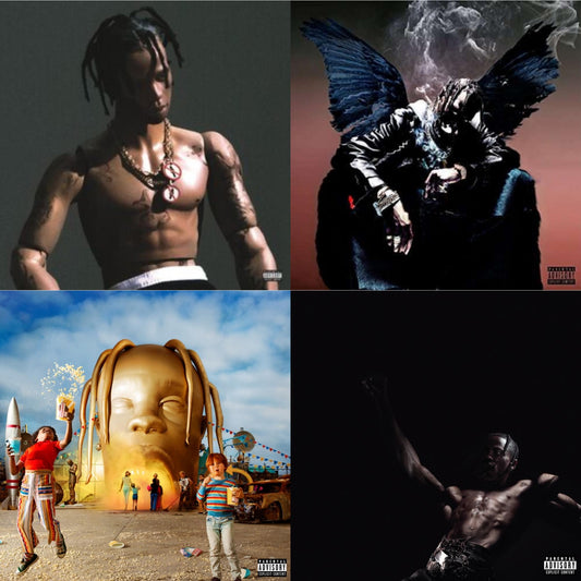 Travis Scott - Rodeo (X) (2LP/150G/Dl Card) & Birds In The Trap Sing Mcknight (Pa) (2LP/150G/Dl Card) & Astroworld (X) (2 LP/150G/Dl Insert) & Utopia (X) (2LP/140G)