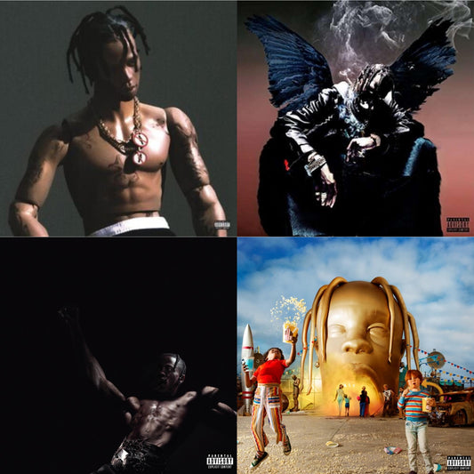 Travis Scott - Rodeo (X) (2LP/150G/Dl Card) & Birds In The Trap Sing Mcknight (Pa) (2LP/150G/Dl Card) & Utopia (X) (2LP/140G) & Astroworld (X) (2 LP/150G/Dl Insert)