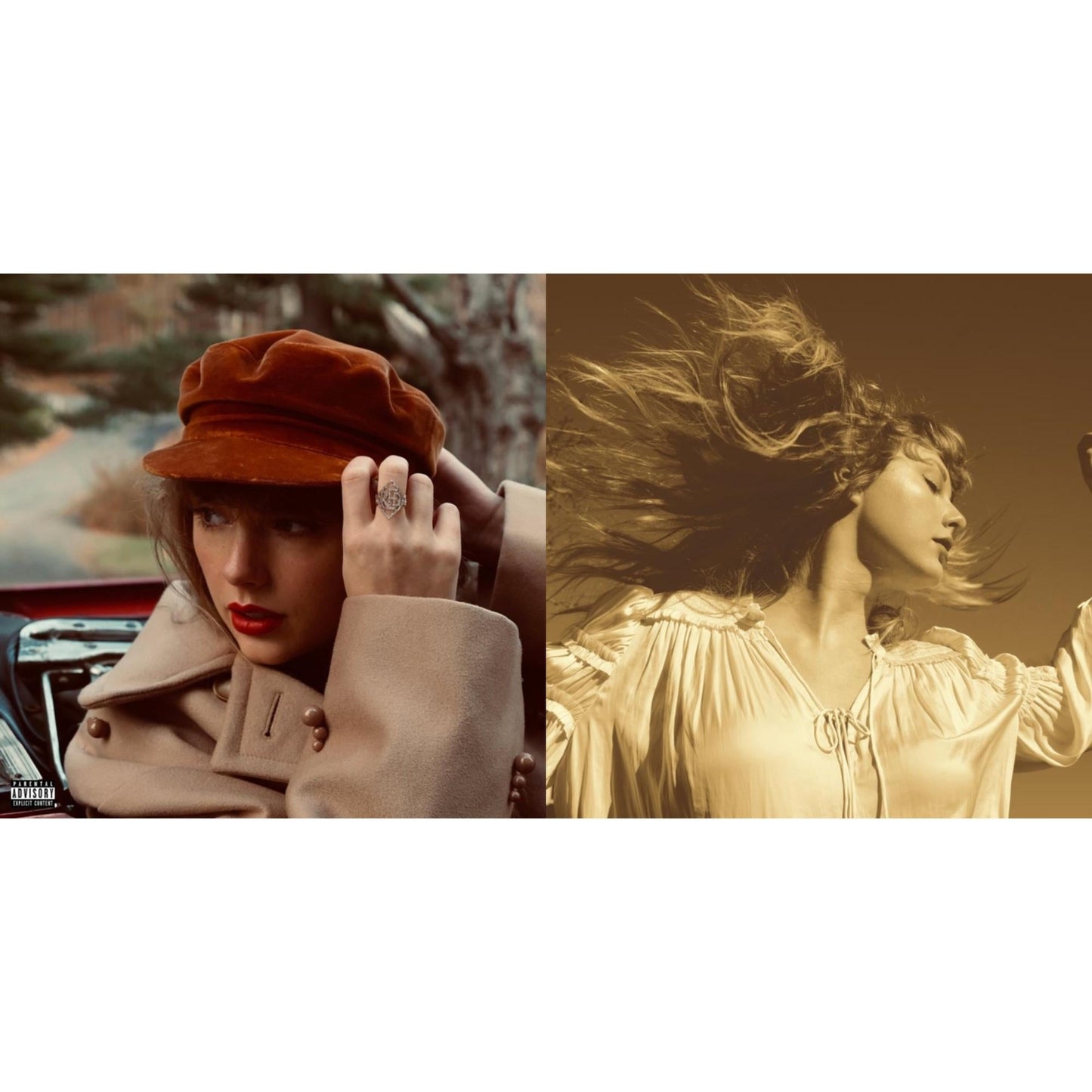 Taylor Swift - Fearless (Taylor's Version) (Gold Vinyl/3LP) & Red (Taylor's Version) (4LP)