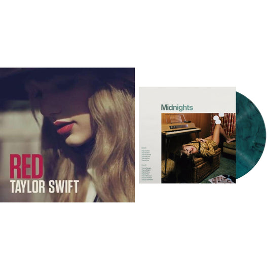 Taylor Swift - Midnights (X) (Jade Green LP Vinyl) & Red