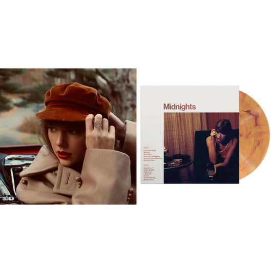 Taylor Swift - Red (Taylor's Version) (4LP) & Midnights (X) (Blood Moon LP Vinyl)