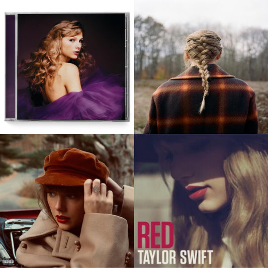 Taylor Swift - Speak Now (Taylor's Version) (2CD) & Evermore (X) & Red (Taylor's Version) (Edited) (2CD) & Red