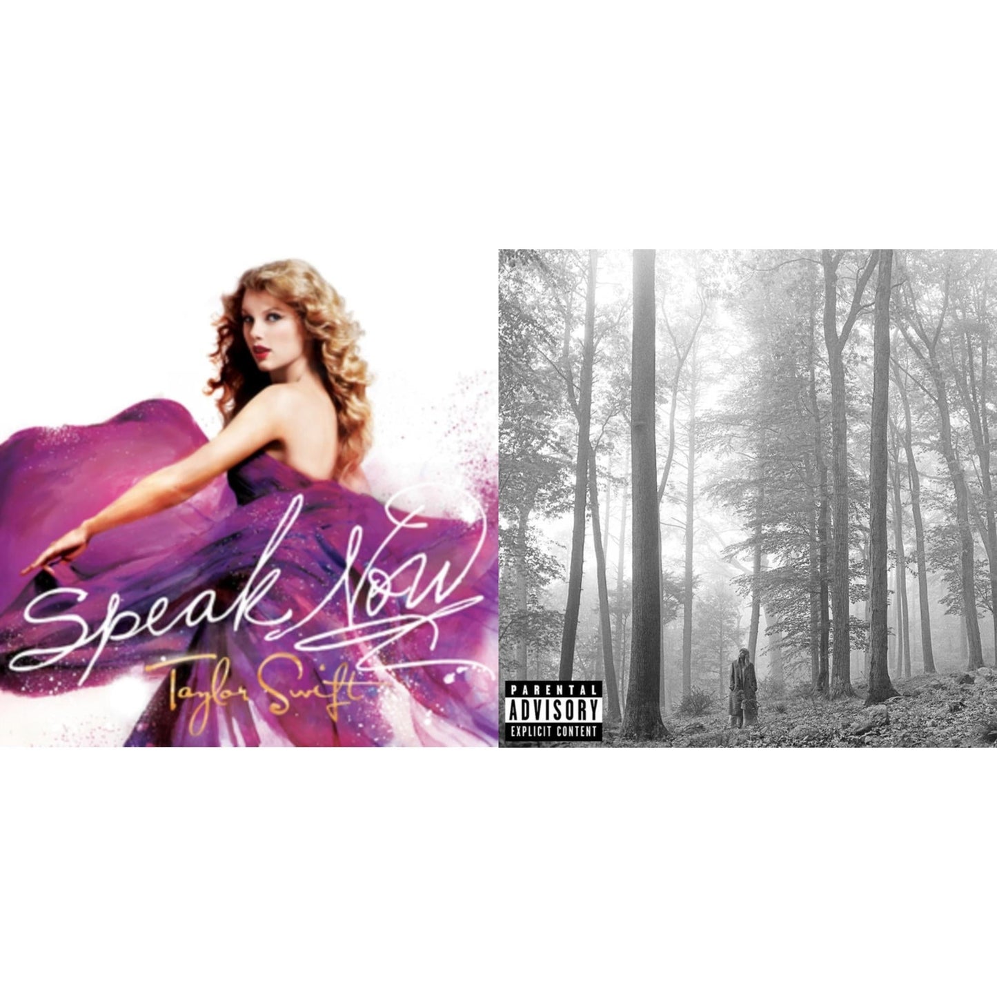 Taylor Swift - Folklore (X) & Speak Now - CD Bundle