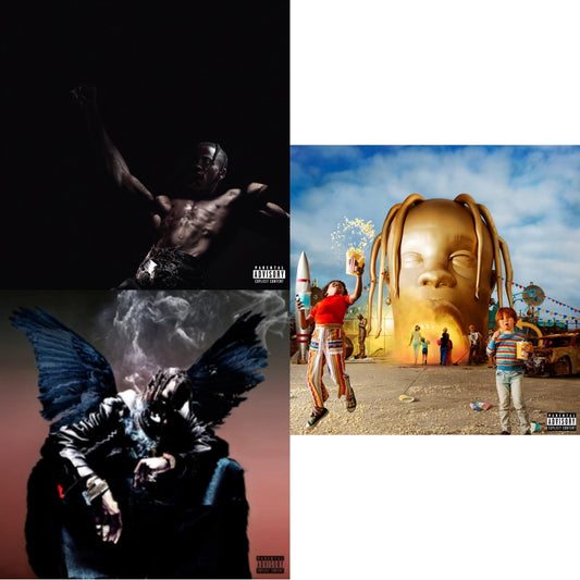 Travis Scott - Astroworld & Utopia (X) & Birds In The Trap Sing Mcknight (Pa) - CD Bundle