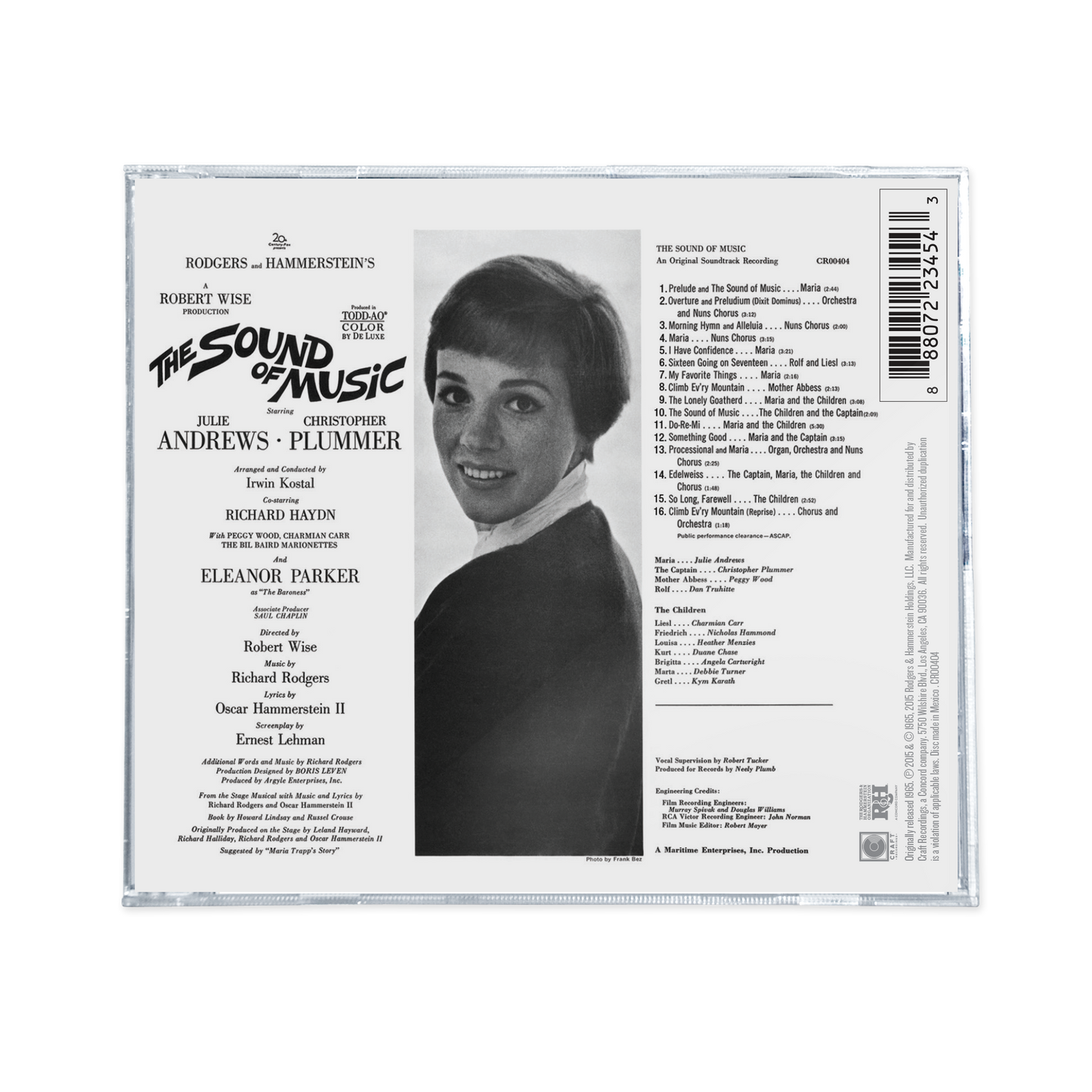 The Sound of Music: Original Soundtrack Recording Music CD