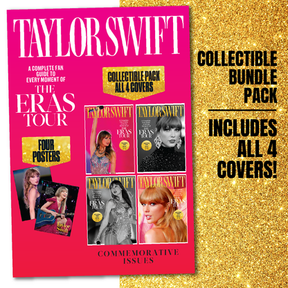 Taylor Swift - Fan Guide To The Eras Tour: 4 Collectible Covers, 1 Keepsake Issue, Swifties, Rehearsals, Concerts, Special Guests, Songs, Sets, Designer Outfits, Cities, 10 Eras, 100 Photos & Poster!