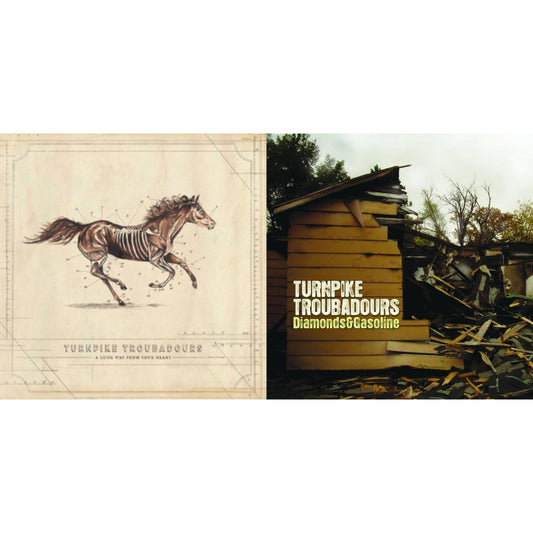 Turnpike Troubadours - Long Way From Your Heart & Diamonds & Gasoline - LP Vinyl Bundle