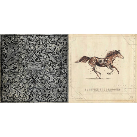 Turnpike Troubadours - Turnpike Troubadours & Long Way From Your Heart - LP Vinyl Bundle