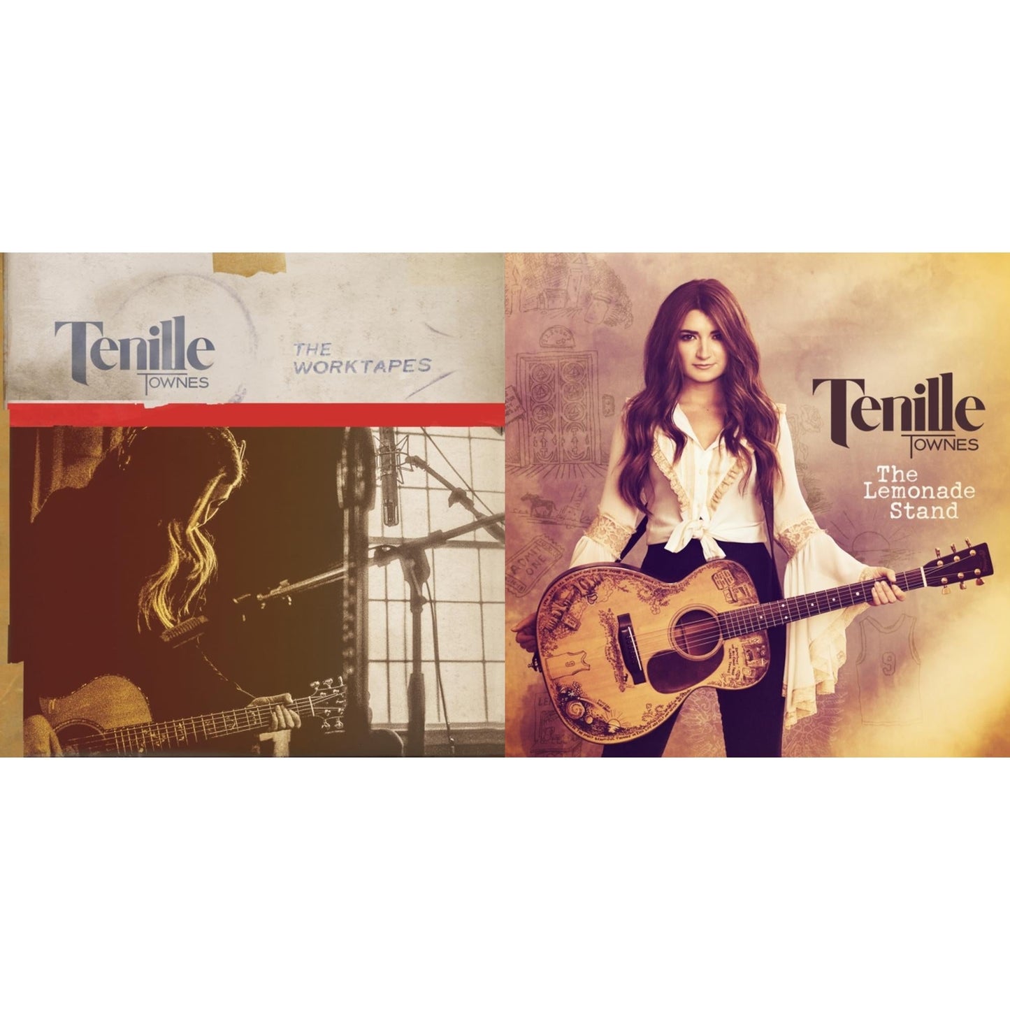 Tenille Townes - Lemonade Stand (140G) & Worktapes (150G) - LP Vinyl Bundle