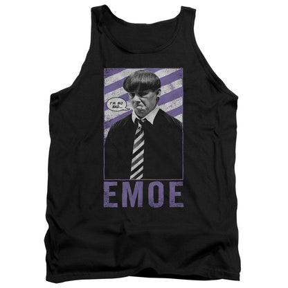 Three Stooges Emoe Mens Tank Top Shirt Black