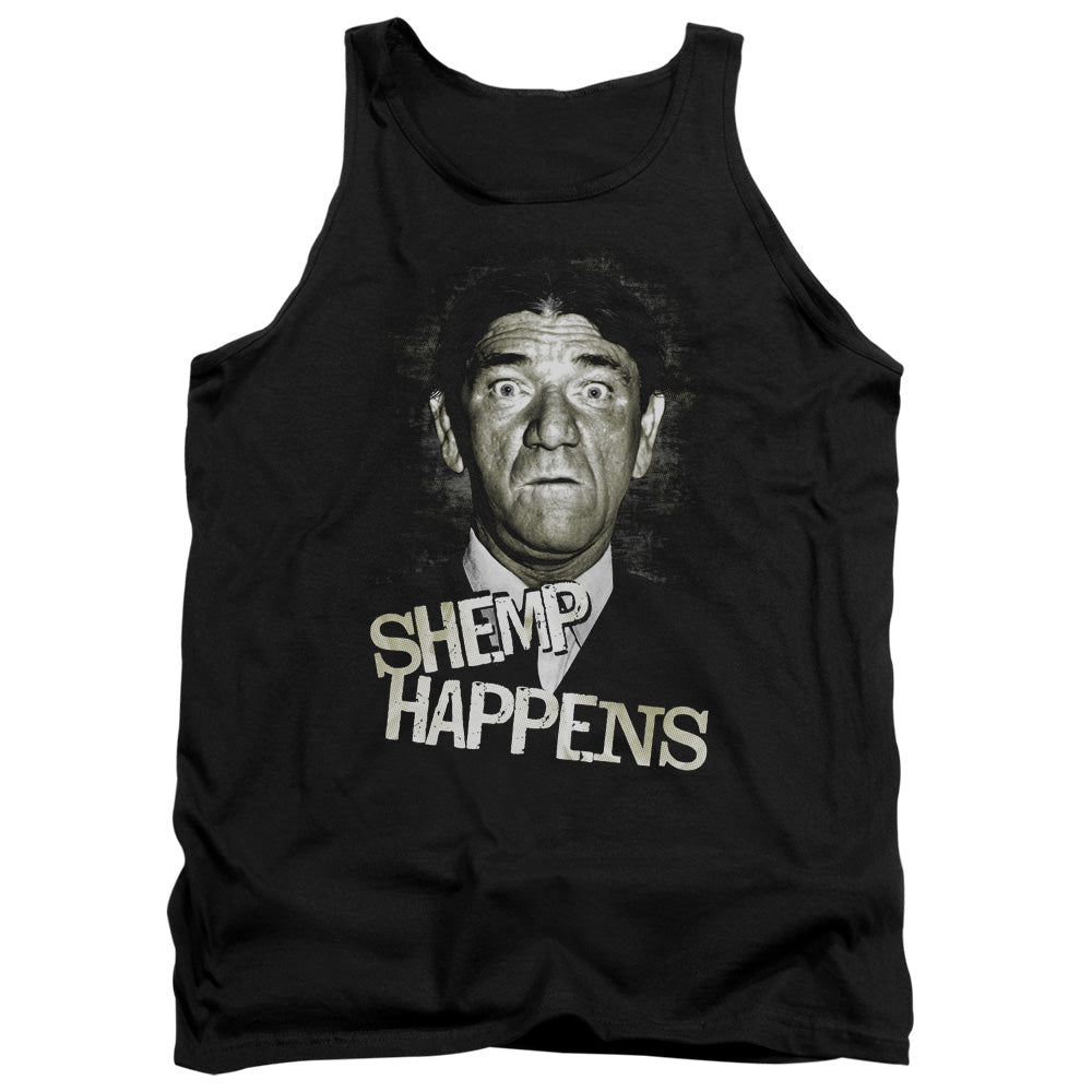 Three Stooges Shemp Happens Mens Tank Top Shirt Black