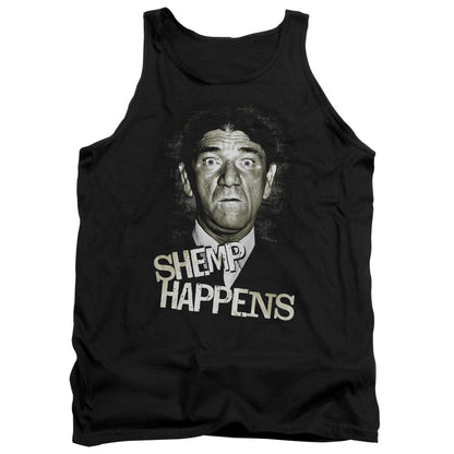 Three Stooges Shemp Happens Mens Tank Top Shirt Black