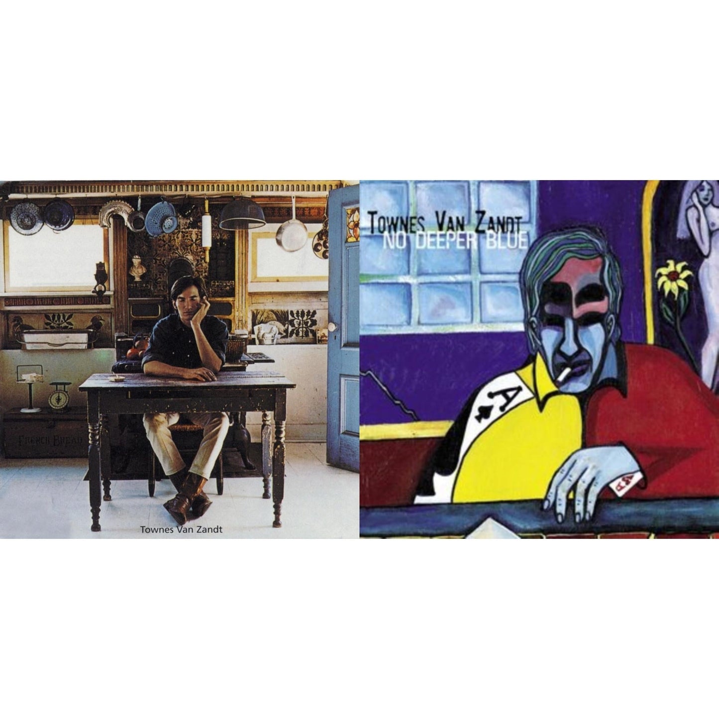 Townes Van Zandt - Townes Van Zandt & No Deeper Blue - LP Vinyl Bundle