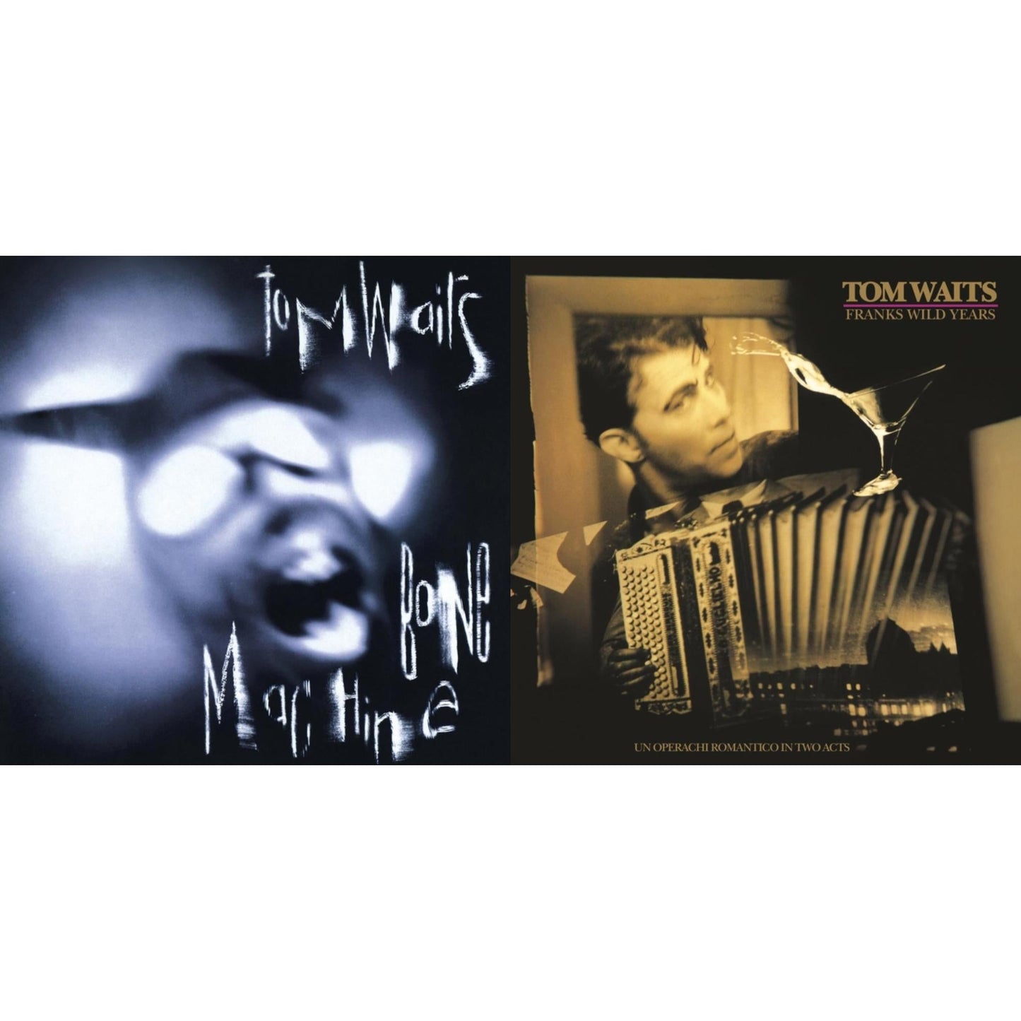 Tom Waits - Frank's Wild Years (Remaster) & Bone Machine (Remaster) - LP Vinyl Bundle