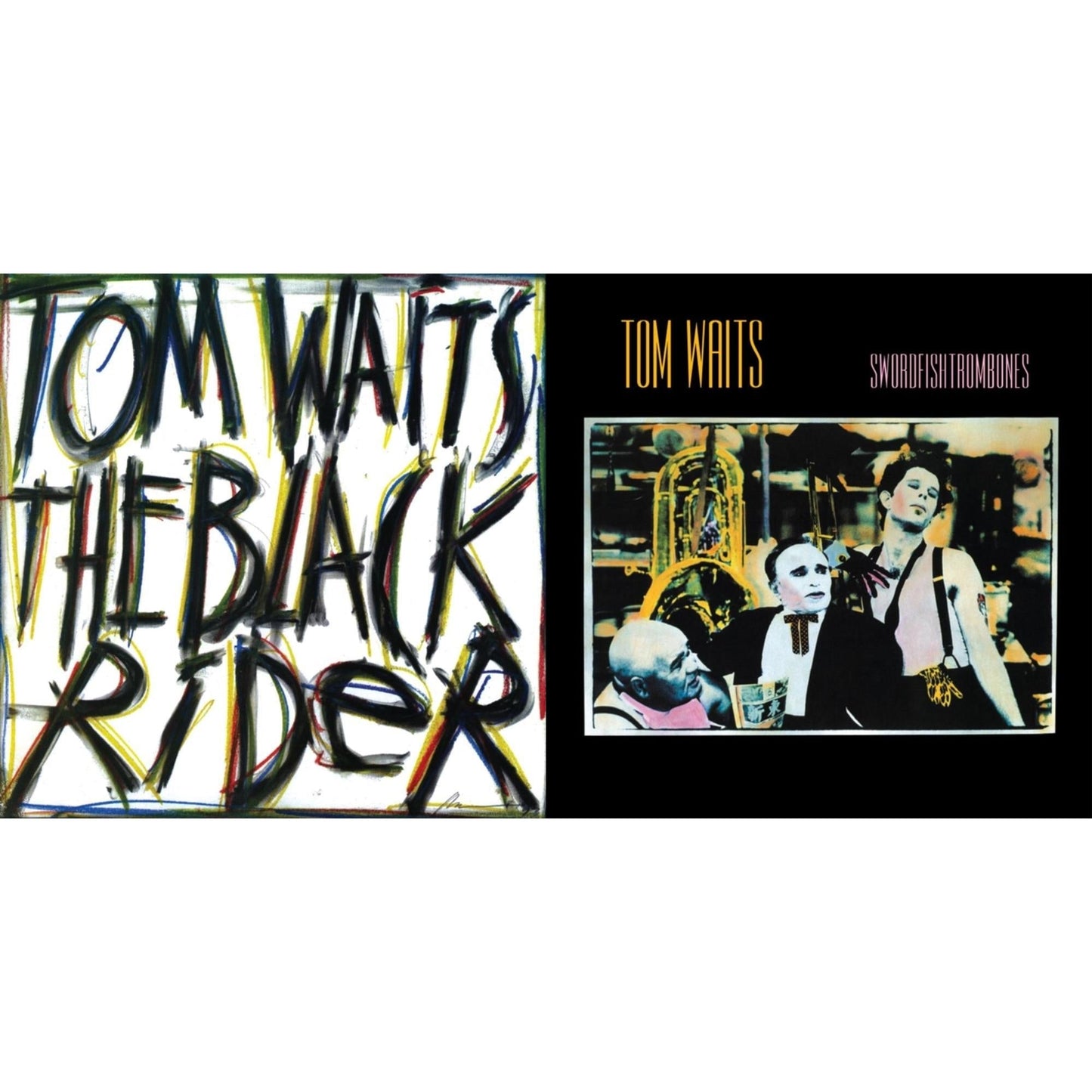 Tom Waits - Black Rider (Remaster) & Swordfishtrombones (Remaster) - LP Vinyl Bundle