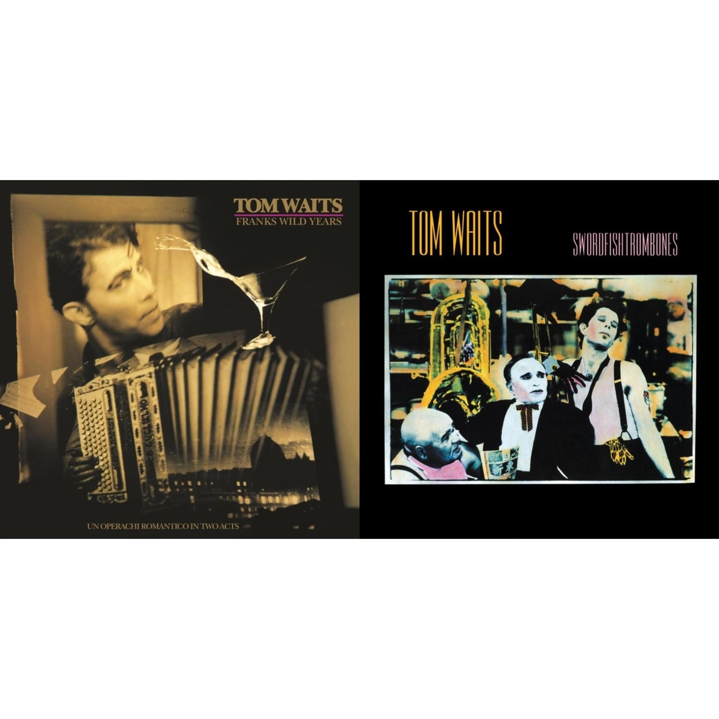 Tom Waits - Frank's Wild Years (Remaster) & Swordfishtrombones (Remaster) - LP Vinyl Bundle