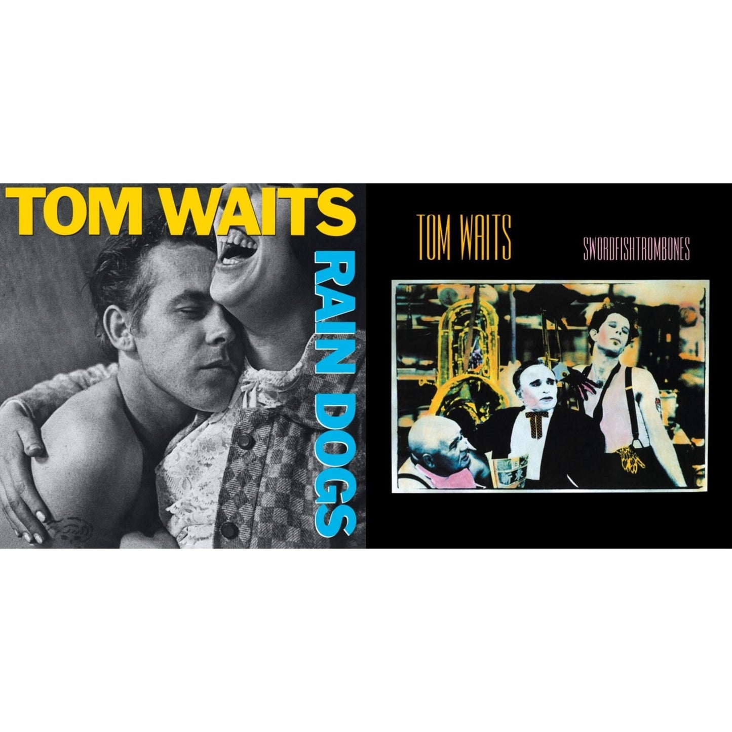 Tom Waits - Swordfishtrombones (Remaster) & Rain Dogs (Remaster) - LP Vinyl Bundle