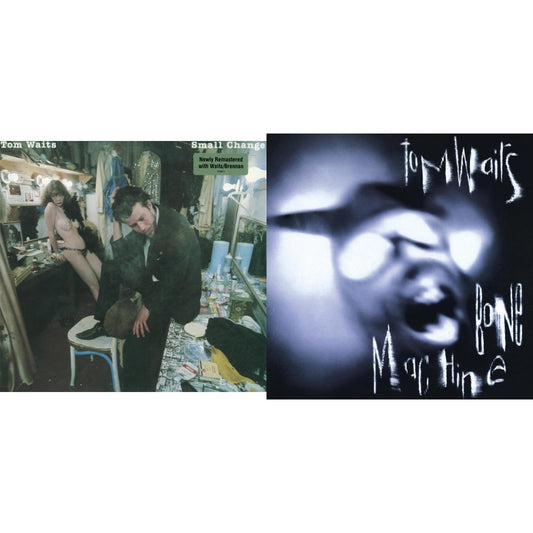 Tom Waits - Small Change (2017 Remaster) & Bone Machine (Remaster) - LP Vinyl Bundle