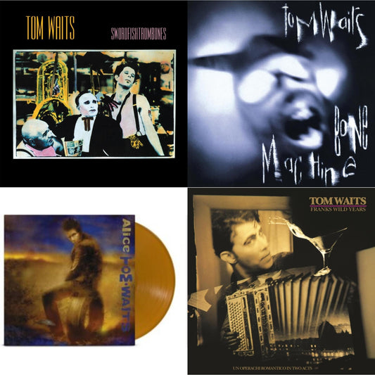 Tom Waits - Alice & Frank's Wild Years (Remaster) & Swordfishtrombones (Remaster) & Bone Machine (Remaster) - LP Vinyl Bundle