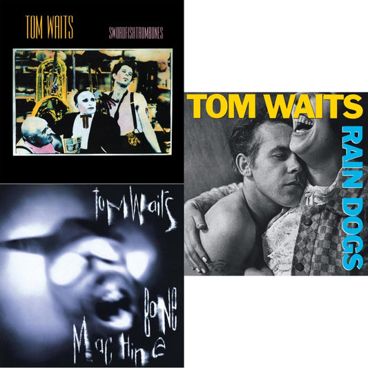 Tom Waits - Swordfishtrombones (Remaster) & Bone Machine (Remaster) & Rain Dogs (Remaster) - LP Vinyl Bundle