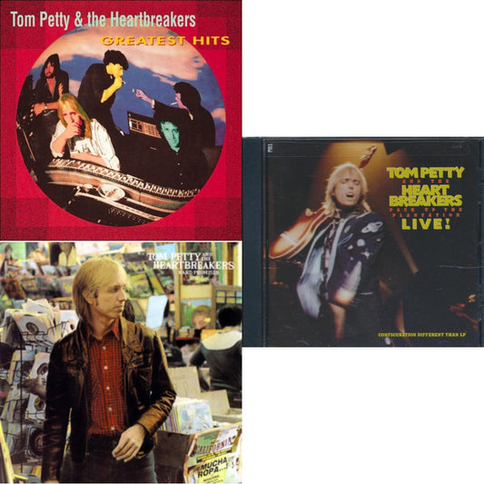 Tom & The Heartbreakers Petty - Greatest Hits & Hard Promises & Pack Up Plantation: Live - CD Bundle
