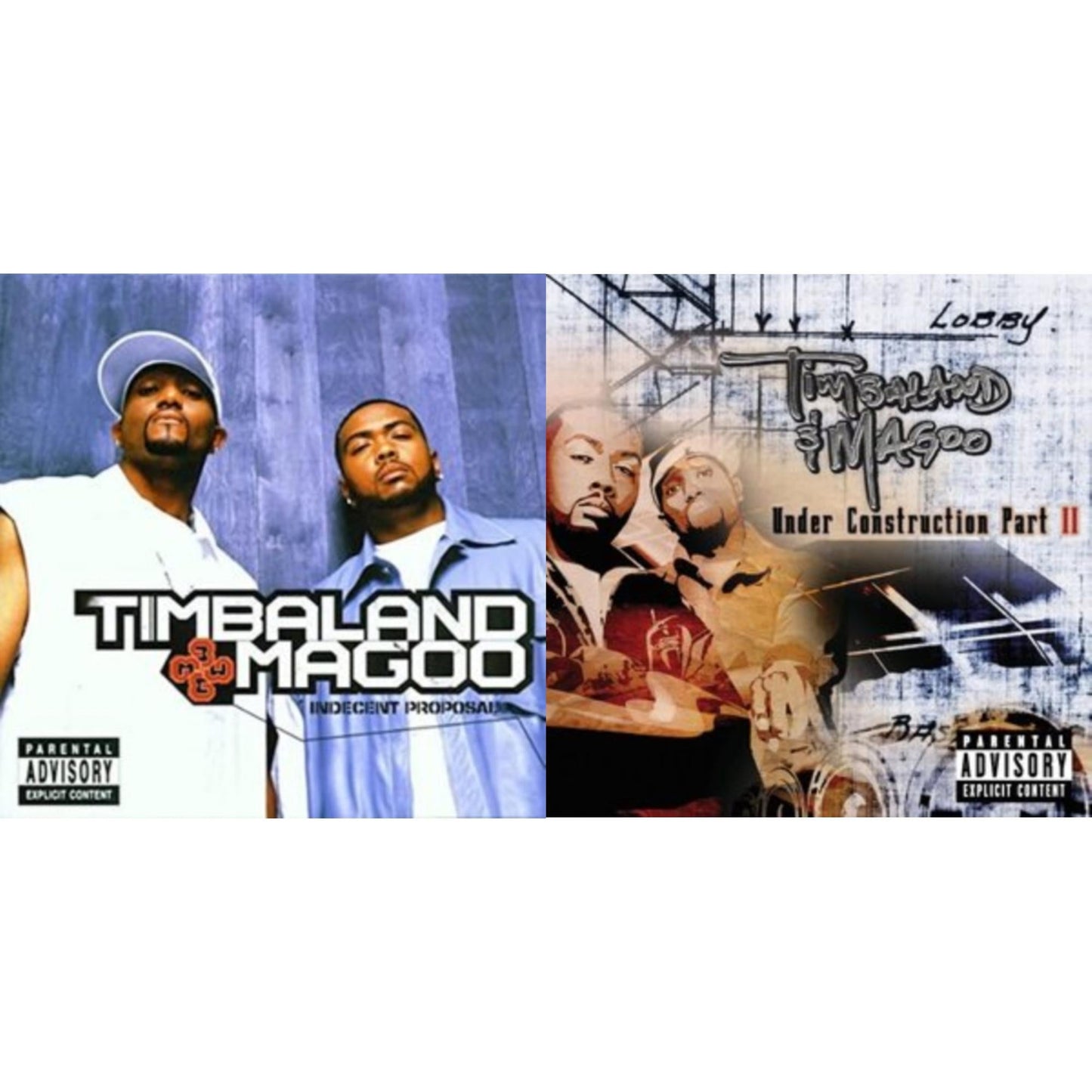 Timbaland & Magoo - Indecent Proposal & Under Construction Ii - LP Vinyl Bundle