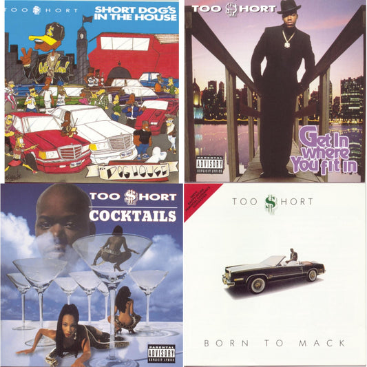 Too $Hort - Short Dog�S In The House & Get In Where You Fit In & Cocktails & Born To Mack - CD Bundle